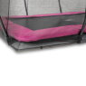 EXIT Silhouette Bodentrampolin 244x366cm mit Sicherheitsnetz - rosa