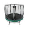 EXIT Elegant Premium Trampolin ø305cm mit Deluxe Sicherheitsnetz - grün