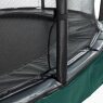 EXIT Elegant Premium Inground-Trampolin 214x366cm mit Deluxe Sicherheitsnetz - grün