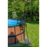 EXIT Poolleiter für Rahmenhöhen von 108-122 cm - schwarz