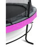 EXIT Elegant Trampolin ø427cm mit Economy Sicherheitsnetz - lila