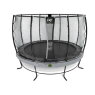 EXIT Elegant Premium Trampolin ø366cm mit Deluxe Sicherheitsnetz - grau