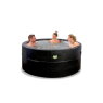 EXIT Leather Premium Whirlpool (4 Personen) - schwarz