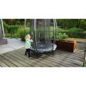 EXIT Tiggy junior Trampolin mit Sicherheitsnetz ø140cm - schwarz/grau