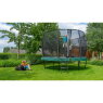 EXIT Elegant Premium Trampolin ø305cm mit Deluxe Sicherheitsnetz - grün