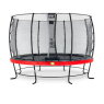 EXIT Elegant Trampolin ø366cm mit Economy Sicherheitsnetz - rot