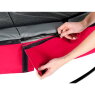 EXIT Elegant Premium Trampolin ø305cm mit Deluxe Sicherheitsnetz - rot