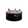 EXIT Leather Premium Whirlpool (4 Personen) - schwarz